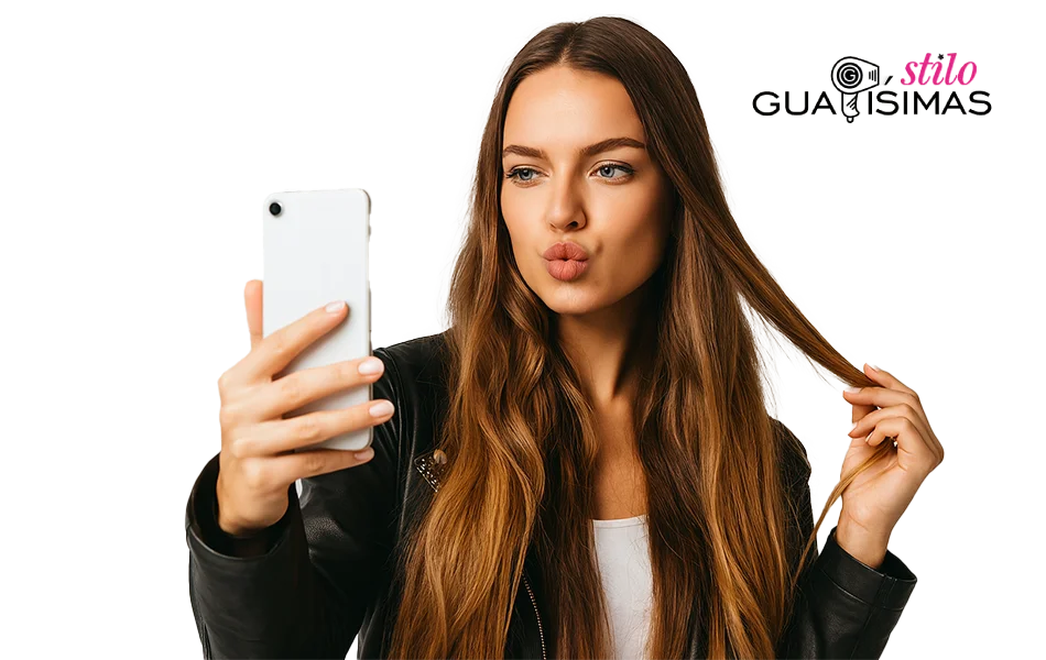 Las hermanas Kardashian posando para un selfie, ejemplo de influencia en la dismorfia facial y la cirugía del selfie en redes sociales